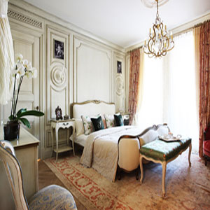 Фотография ремонта спальни во французском стиле дизайн