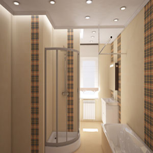 Дизайн интерьера ванной комнаты в тауне